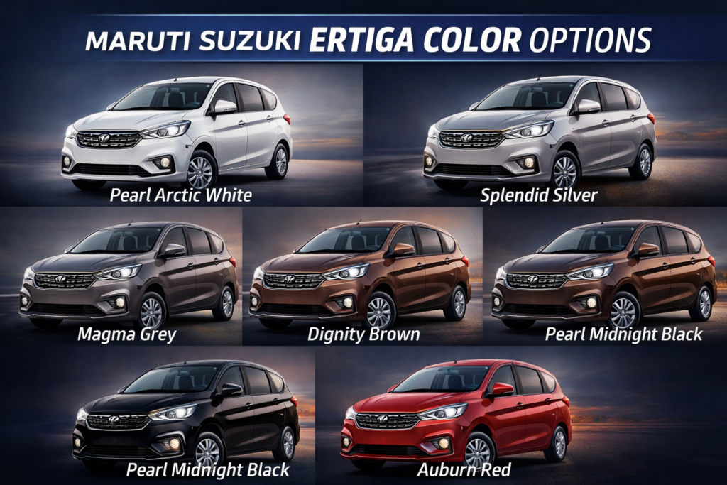 Ertiga Colors Available