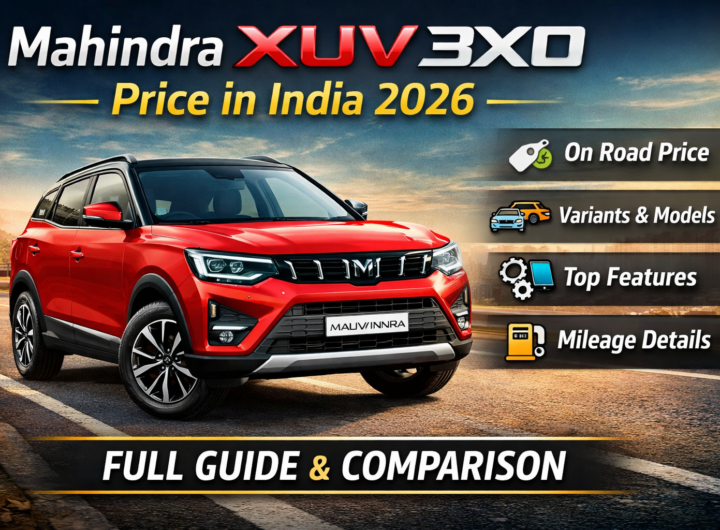 XUV 3XO Price in India 2026: On Road Price, Variants, Features & Mileage