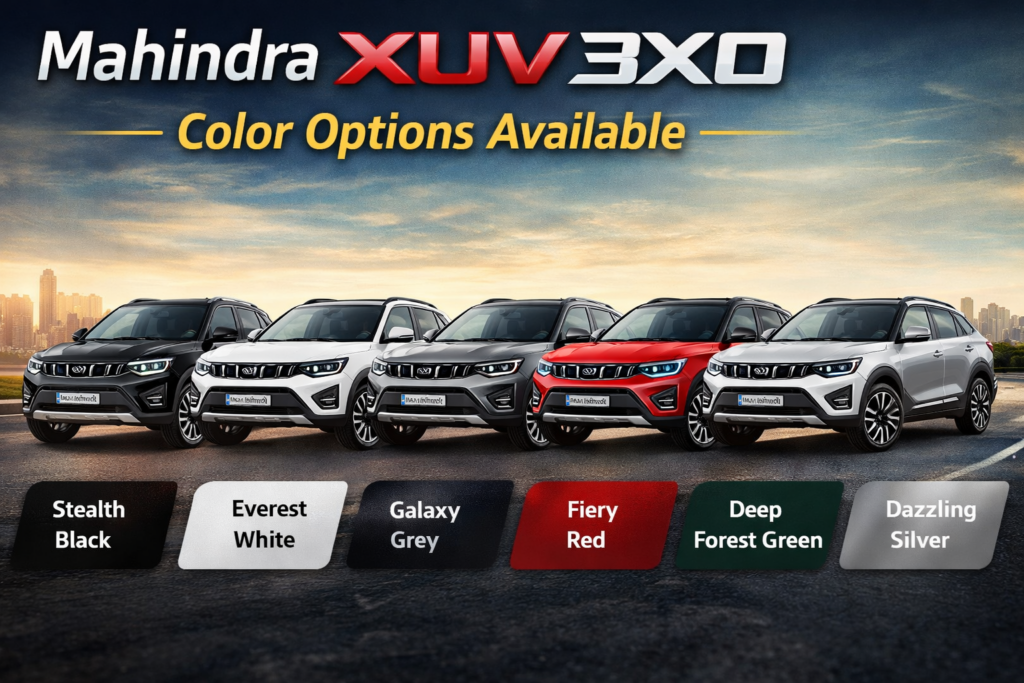 XUV 3XO Color Option Available